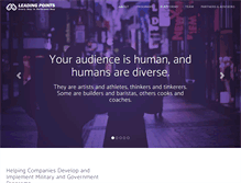 Tablet Screenshot of leadingpoints.com